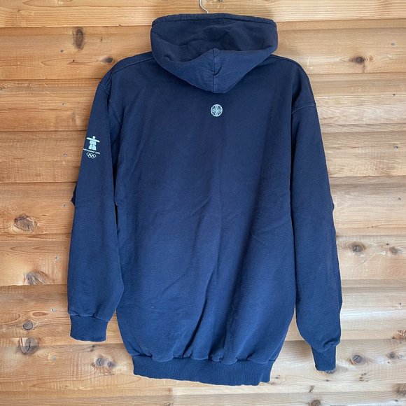 Vancouver 2010 Olympics Hoodie, Size L, Navy Blue, Classic - Picture 2 of 11